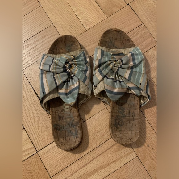 PRELOVED SAM EDELMAN HEIDI BOW SLIDES - Picture 3 of 4